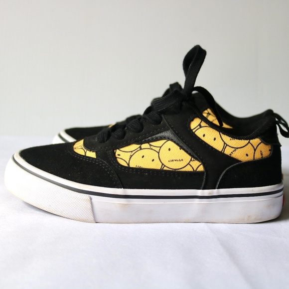 AIRWALK Boys Sneakers Running Shoes Smiley Face Huntington Lace Up Youth Size 1 - Picture 6 of 14